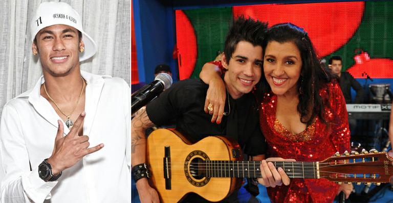 Neymar e Gusttavo Lima cantam juntos no ‘Esquenta!’ de Natal