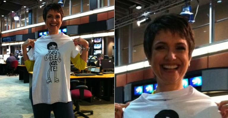 Sandra Annenberg ganha presente ‘elegante’ no Natal