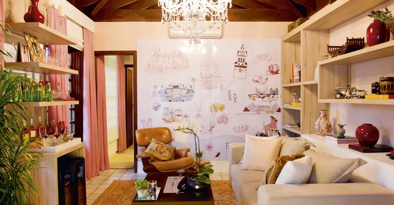 Decoração da Ilha de CARAS: Bangalô Vin Rosé
