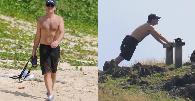 Após rumores de morte, Jon Bon Jovi exibe boa forma e se exercita no Caribe