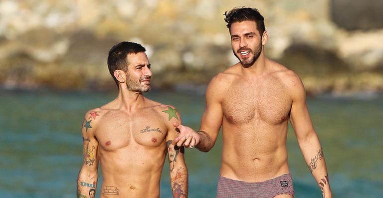 Ex-noivos: Marc Jacobs e Lorenzo Martone se divertem juntos no Caribe