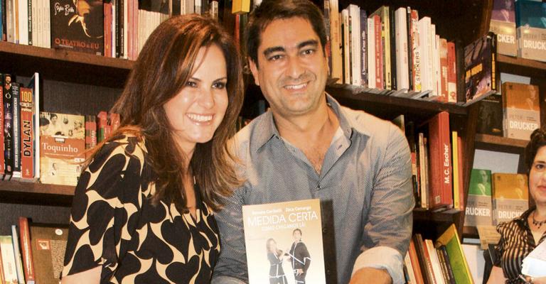 Zeca Camargo e Renata Ceribelli lançam livro sobre o ‘Medida Certa’