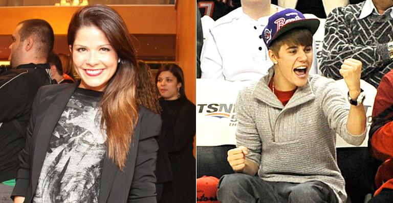 Samara Felippo encontra Justin Bieber: ‘magrelinho, mas bonitinho’