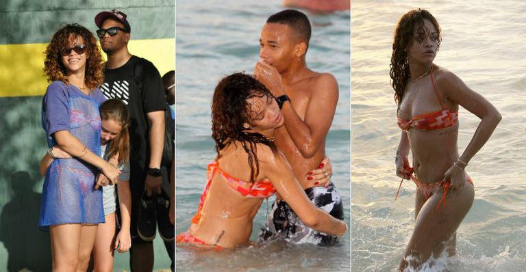 Rihanna: férias com família em Barbados