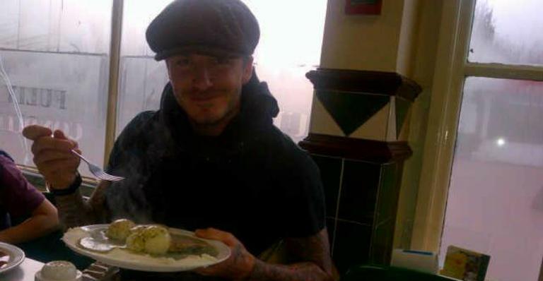 Sabe qual é o prato favorito de David Beckham?