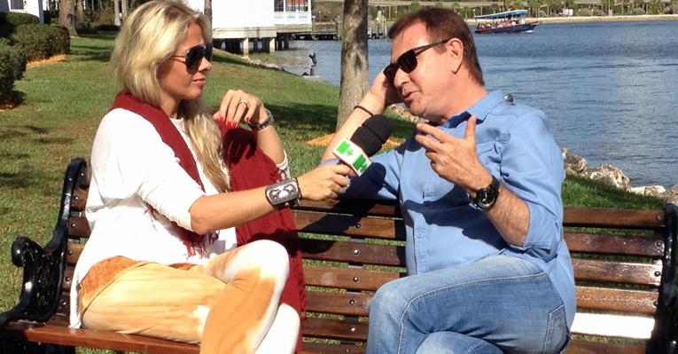 Adriane Galisteu entrevista Amaury Jr para seu novo programa, ‘Muito Mais’