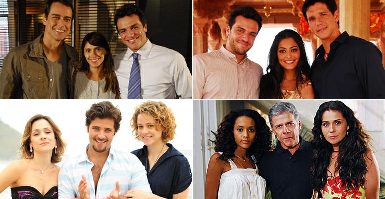 Relembre os triângulos amorosos que já agitaram as novelas