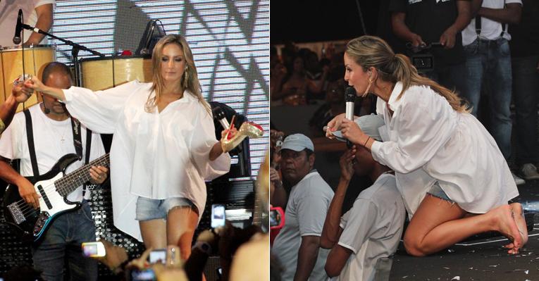 Claudia Leitte e Xanddy animam Salvador em plena segunda-feira