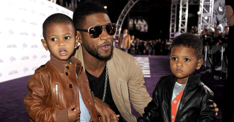 Usher briga com ex-esposa pela custódia dos filhos