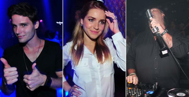 Jonatas Faro e Monique Alfradique curtem DJ francês em Jurerê Internacional