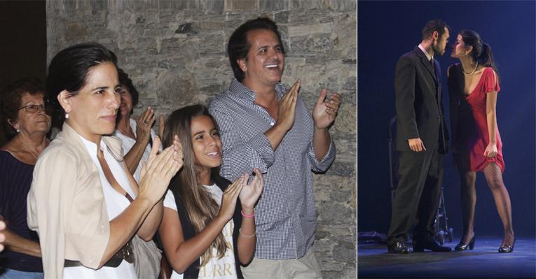 Palmas de Gloria Pires e Orlando Morais para estreia de Antonia no teatro
