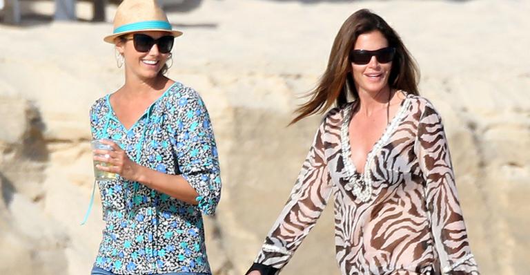 Cindy Crawford é a nova melhor amiga de Stacy Keibler, namorada de George Clooney