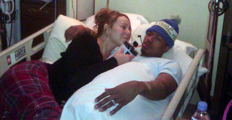 Mariah Carey pede orações ao marido que está internado