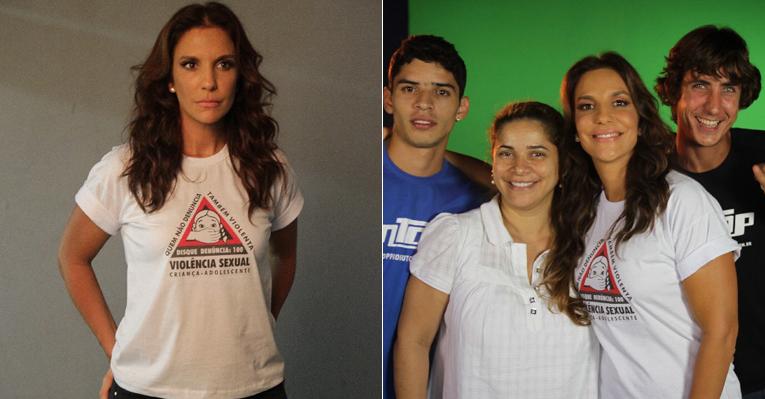 Ivete Sangalo participa de campanha contra a violência sexual