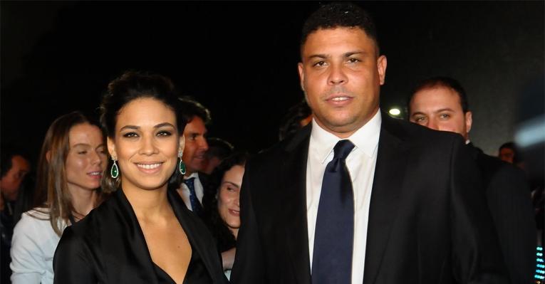 Ronaldo visita o afilhado José Marcus, filho de Wanessa e Marcus Buaiz