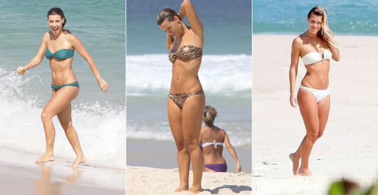 Fã das praias, Carolina Dieckmann arrasa na escolha de seus biquínis! Veja!