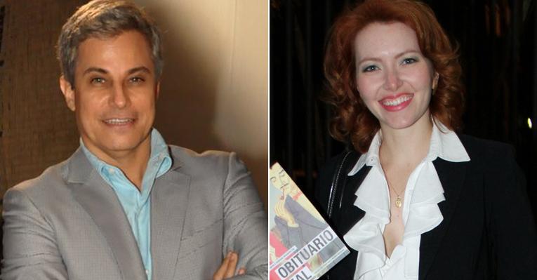 Edson Celulari e Karin Roepke estão namorando