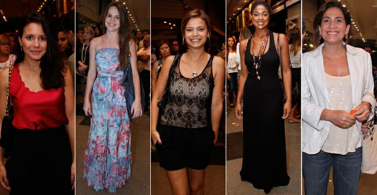 Elenco de ‘Fina Estampa’ prestigia Marcelo Serrado no teatro