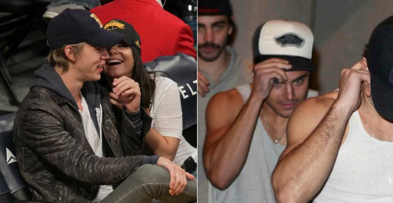 Ex-namorados, Vanessa Hudgens beija e Zac Efron se esconde