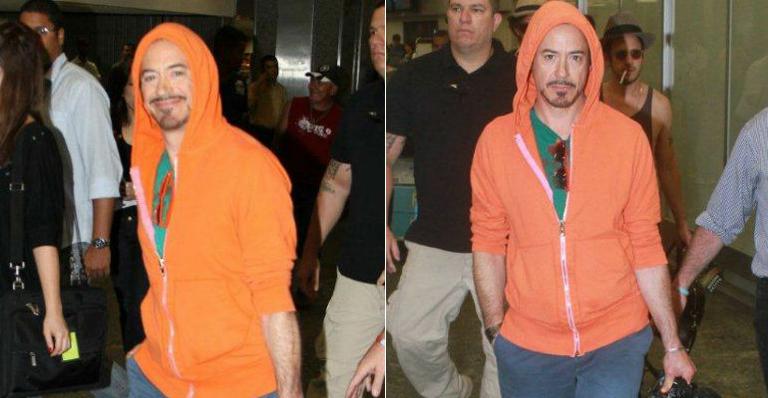 Robert Downey Jr. chega ao Brasil para divulgar filme