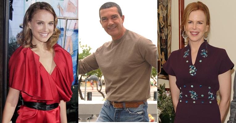 Antonio Banderas, Nicole Kidman e Natalie Portman apresentarão Globo de Ouro 2012