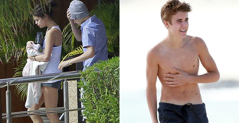 Férias de Justin Bieber e Selena Gomez no México