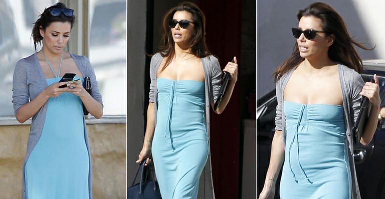 Eva Longoria aparece com ‘barriguinha’ e levanta suspeita de gravidez