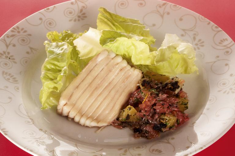 Cozinha Light: Salada de arraia ao vinagrete