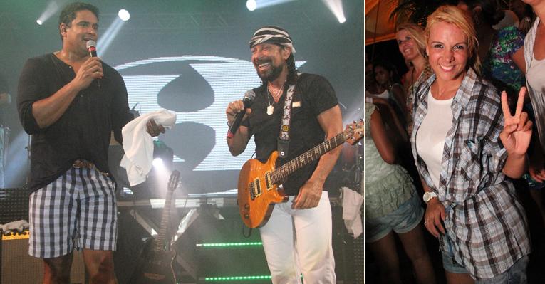 Carla Perez vai a show de Xanddy na Bahia