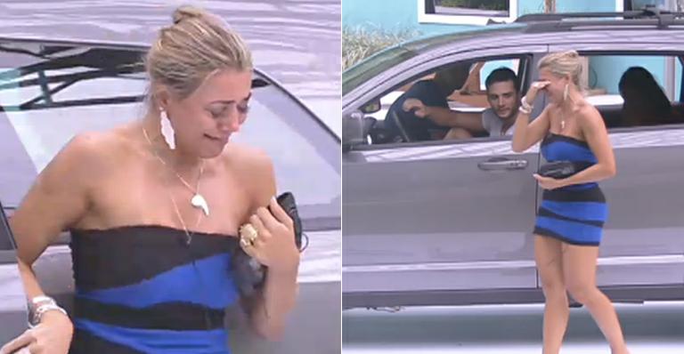 Fabiana abandona a prova e pede desculpas ao filho