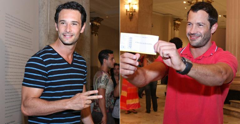 Rodrigo Santoro e Malvino Salvador conferem peça estrelada por Eriberto Leão