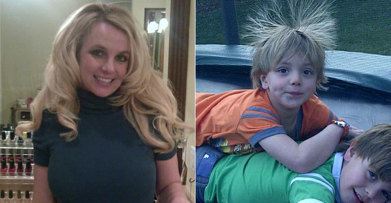 Filho mais novo de Britney Spears aparece de ‘cabelo em pé’ em foto