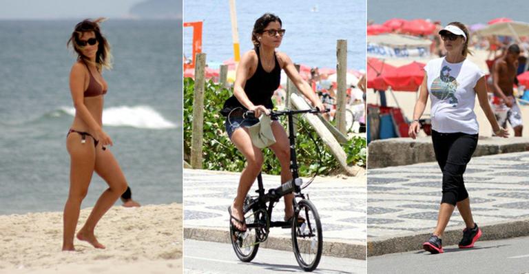 Famosas aproveitam o calor do Rio de Janeiro