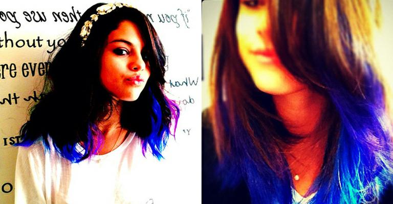 Selena Gomez radicaliza e pinta o cabelo de azul