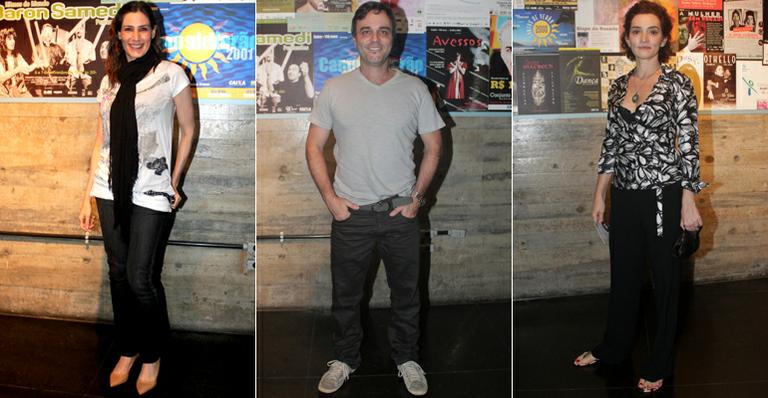 Vips conferem performance de Alessandra Negrini e Armando Babaioff no teatro
