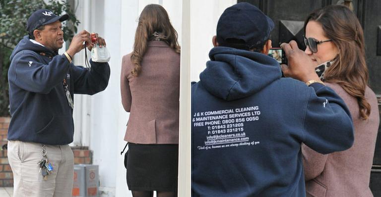 Pippa Middleton é fotografada por fã indiscreto enquanto andava pelas ruas de Londres