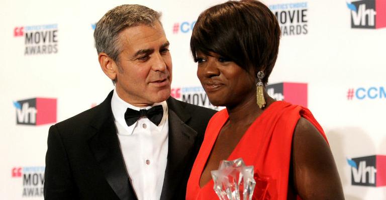 Viola Davis passou lua de mel na casa de George Clooney