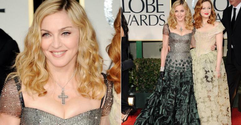 O look de Madonna no red carpet