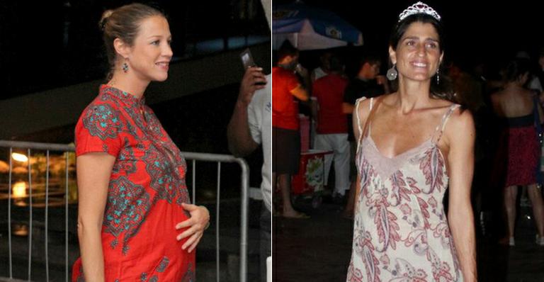 Grávidas, Luana Piovani e Cynthia Howlett curtem tradicional ‘Bailinho’ no Rio