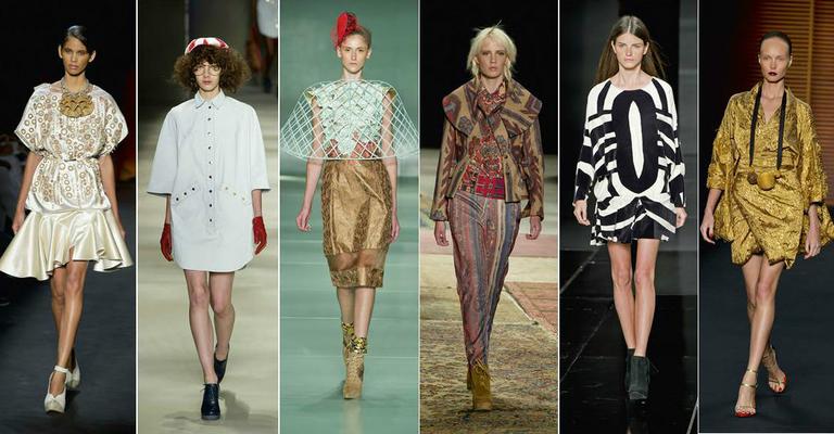 Ana Botafogo traça o tom do inverno na passarela do Fashion Rio