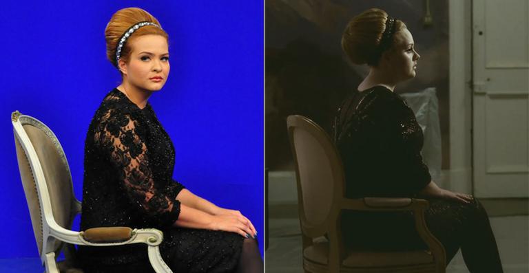 Geisy Arruda se transforma em Adele para o ‘TV Fama’