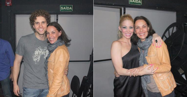 Carolina Ferraz assiste ao musical ‘Xanadu’ no Rio