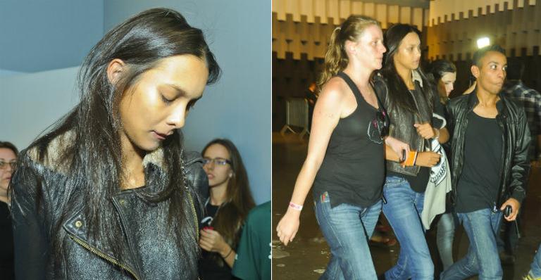 Laís Ribeiro torce o pé e não desfila para a Ellus