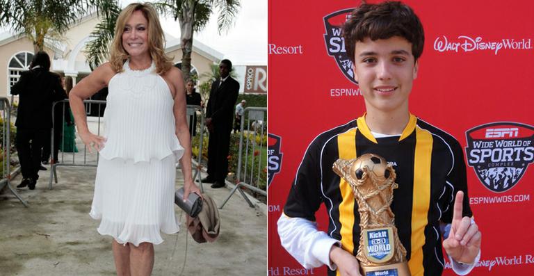 Neto de Susana Vieira é campeão de torneio de futebol realizado nos Estados Unidos