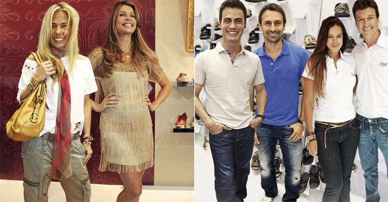 Grazi e Galisteu arrasam em evento de moda em São Paulo