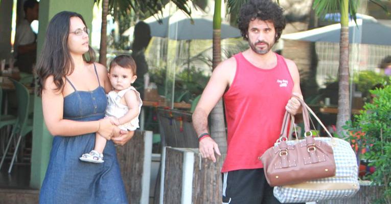 Eriberto Leão almoça com a família no Rio de Janeiro