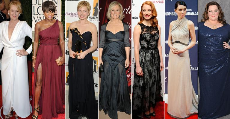 Veja o estilo das atrizes indicadas e vote em qual delas promete ser a mais estilosa do Oscar 2012