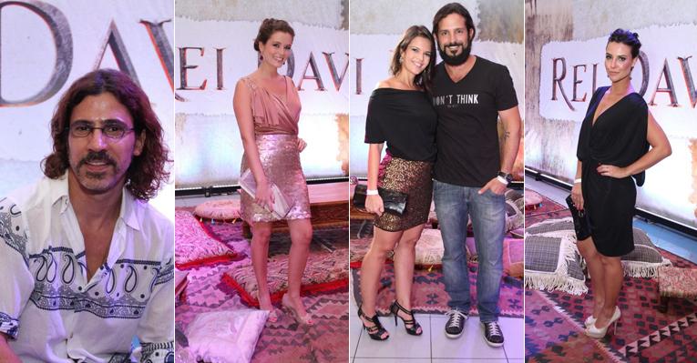 Elenco confere 1º capítulo da minissérie ‘Rei Davi’