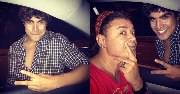 David Brazil nega carona a Caio Castro