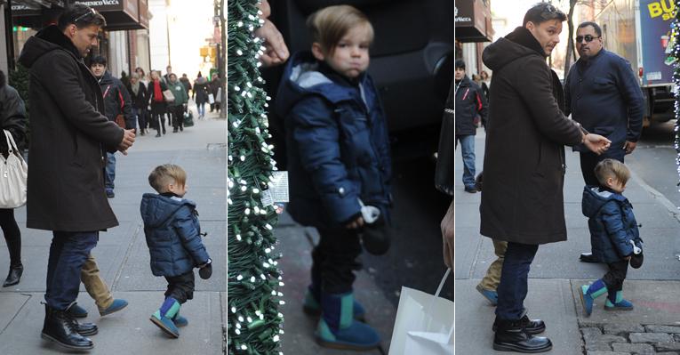 O cabelo fashion do filho de Ricky Martin